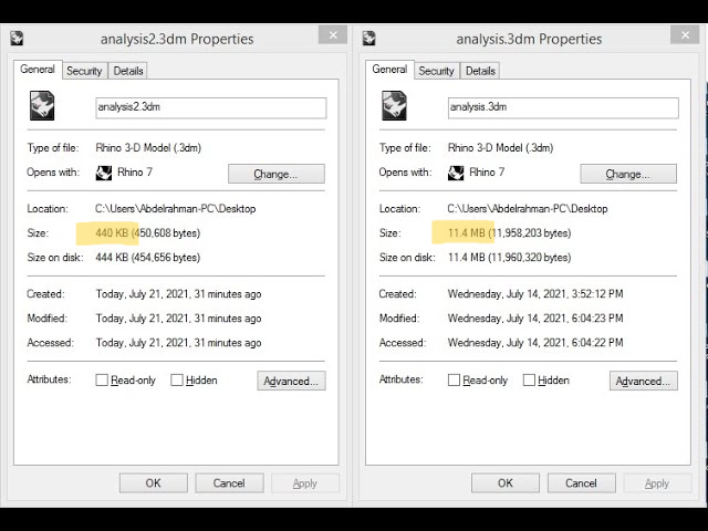 Edited Screencapture from Rhinoceros 7
